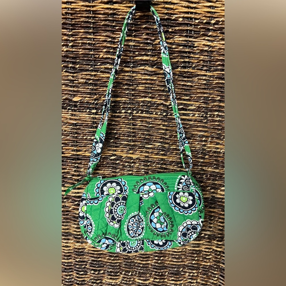 Vera Bradley- Mini Purse Green, Pre-Owned